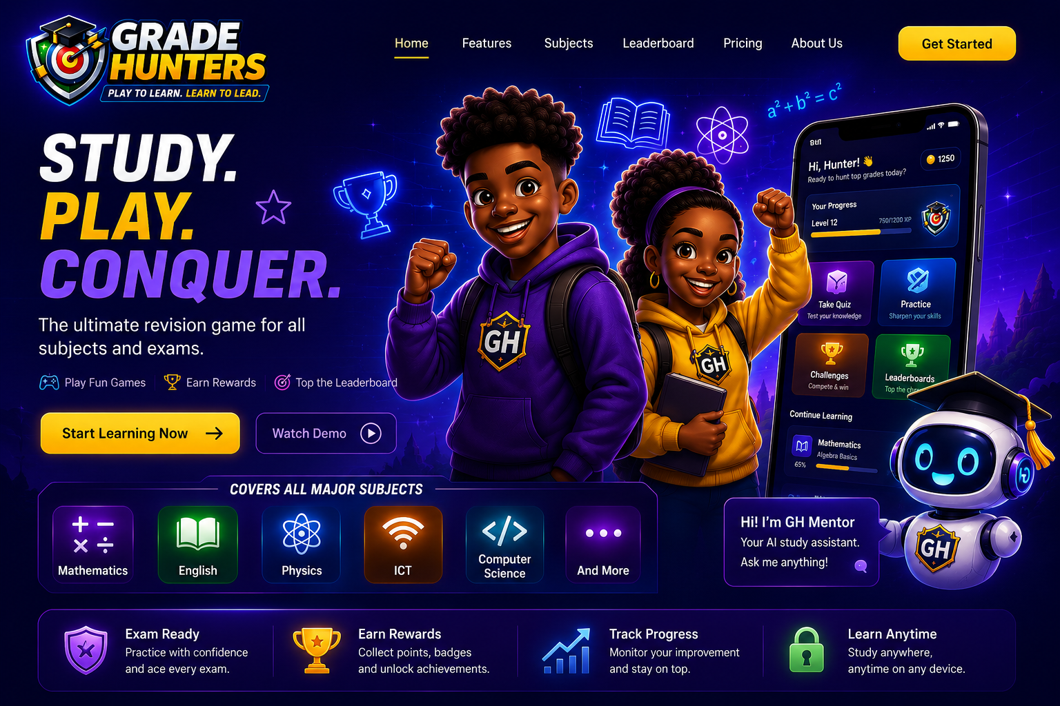 Grade Hunters app preview